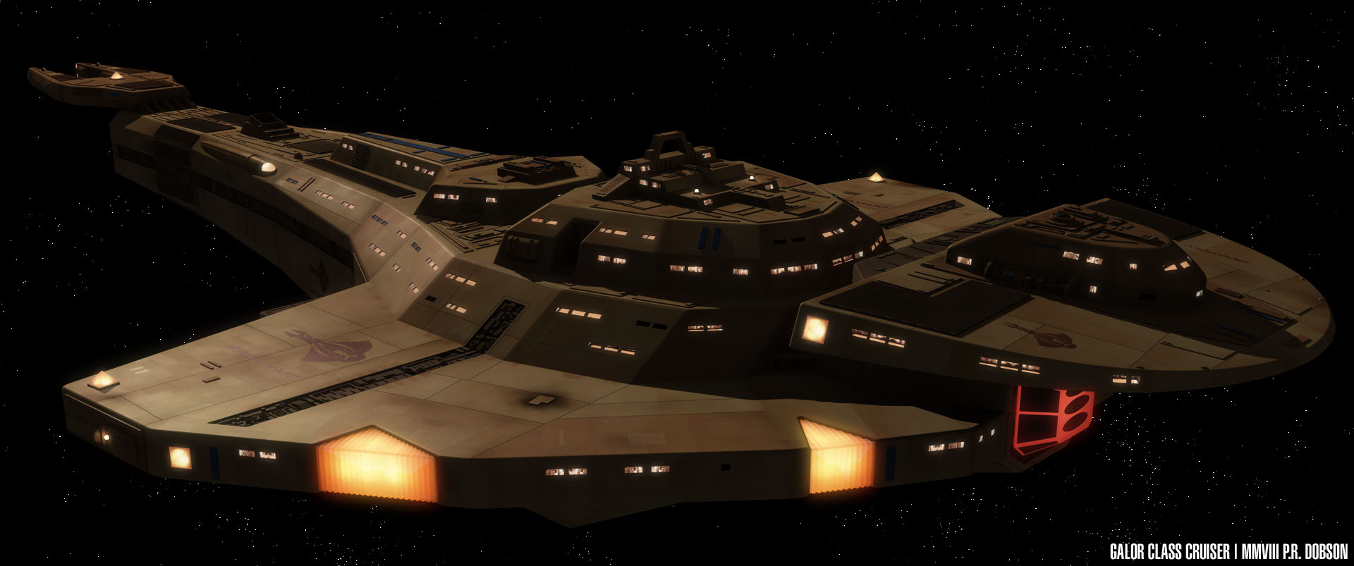 Cardassian Galor & Keldon class ships